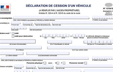 TÉlÉcharger Certificat De Cession De VÉhicule Vierge Gratuit