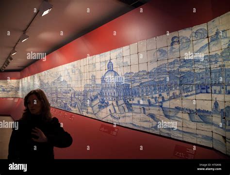 Museu Nacional Do Azulejo National Museum Azulejo Tiles In Lisbon Lisboa Portugal Europe
