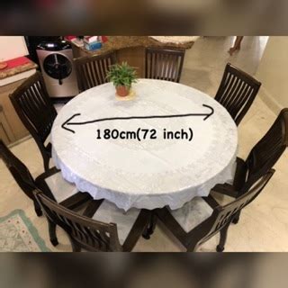 Desain model meja makan modern dan elegan sangat menarik untuk anda terapkan pada ruang makan di rumah anda. ADE-180cm Alas Meja Makan Bulat (8 kerusi) | Shopee Malaysia