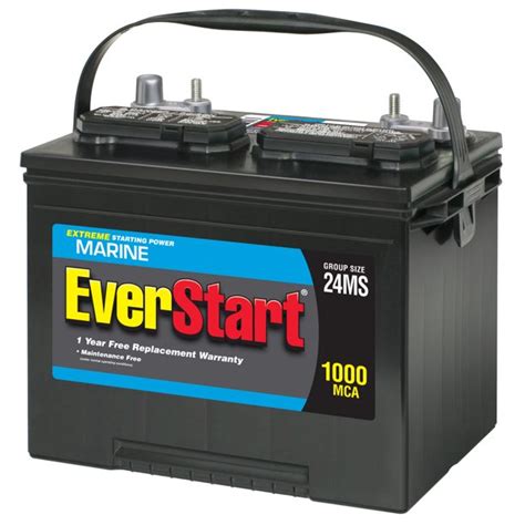 Exide Everstart Lead Acid Marine Battery Group Size 24ms 12v12v625