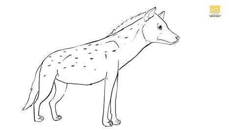 How To Draw Hyena Drawing Ii Hyena Drawing Easy Ii Part 01 Ii Artjanag