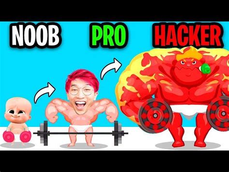 Noob Vs Pro Vs Hacker In Muscle Boy All Levels Ytread