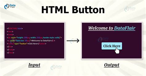 Html Button Tag Types Effects And Attributes Dataflair