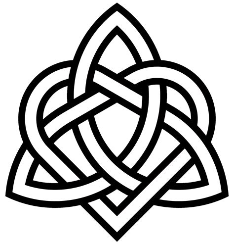 triquetra - heart variant | Celtic symbol for sister, Symbol for sister, Sister symbol tattoos
