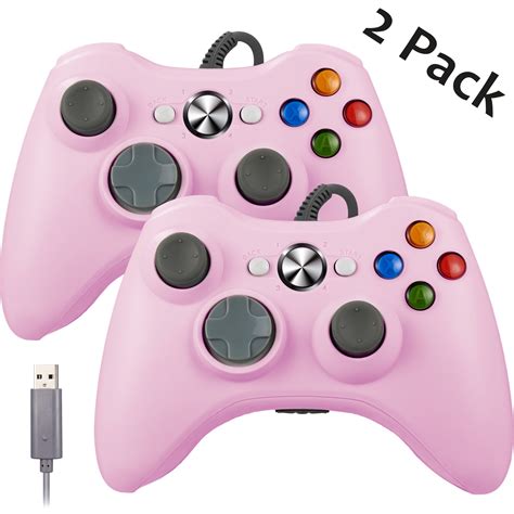 Miadore 2 Pack Wired Xbox 360 Controller For Xbox 360 And Windows Pc