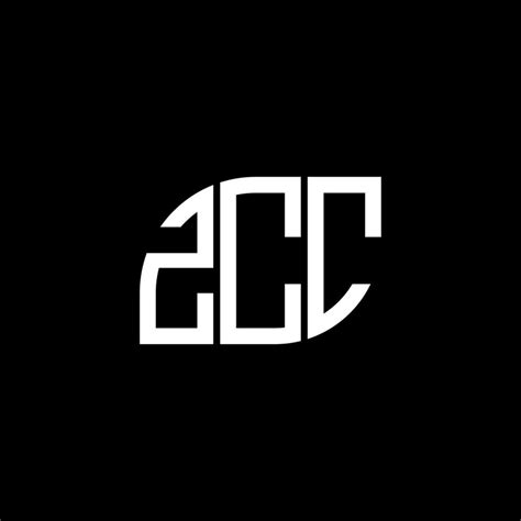 Zcc Letter Logo Design On Black Background Zcc Creative Initials