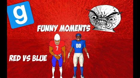 Gmod Funny Moments Red Vs Blue Football Madness Youtube