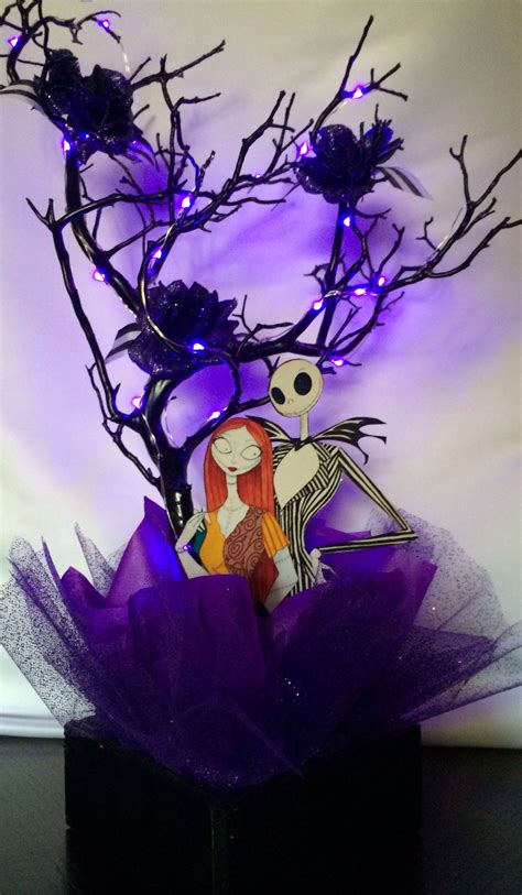 Nightmare Before Christmas Centerpiece By Bizzie Bee Creations By Iris
