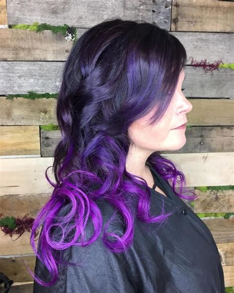 It's 2018 and every hair color in the rainbow is possible. 40 Versatile Ideas of Purple Highlights for Blonde, Brown ...