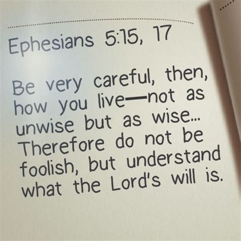 Ephesians 515 17 Wisdom Godswill Interesting Quotes Quotable