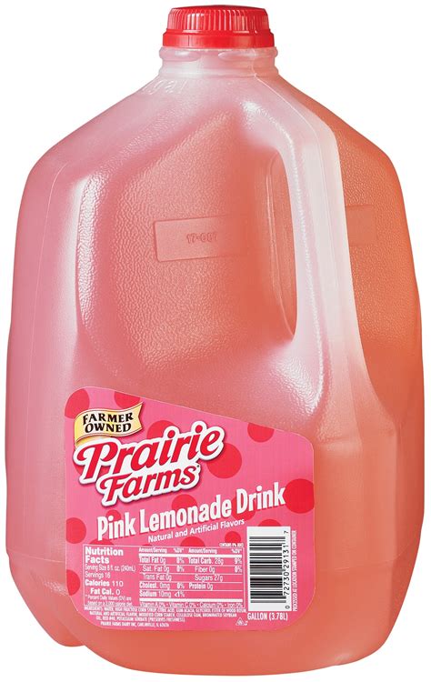 Prairie Farms Pink Lemonade Drink 1 Gallon
