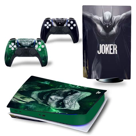 Ps5 Skins Joker In Batman Suit Theme Vinyl Decal Full Wrap Etsy