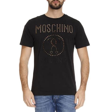 Moschino Outlet T Shirt Men T Shirt Moschino Men Black T Shirt