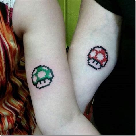 Tattoos Of Tremendous Mario Bros With Images Super Mario Tattoo