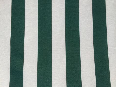 Dark Green And White Striped Fabric Green Sofia Stripes Curtain