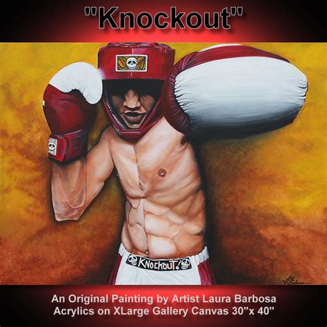 Knockout Art With Punch Custom Art For Fitness Centers The Art
