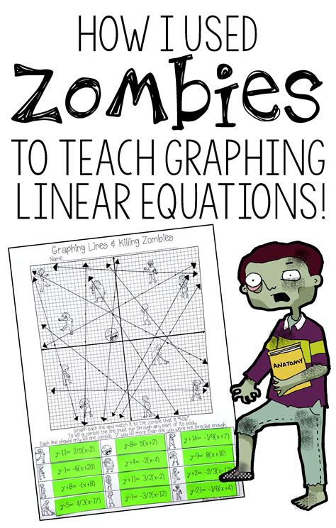 Function cleankilledzombies(zombies) { return zombies.filter(zombie => !zombie.killed); This is such a fun activity to practice graphing linear ...