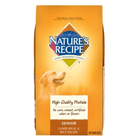Natures Recipe Original Senior Lamb Meal And Rice Recipe Dry Dog Food Review