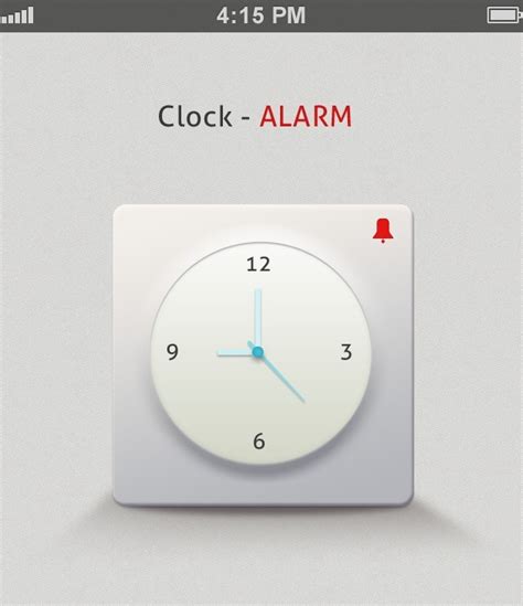 Alarm clock is a display type font that can be used on any device such as pc, mac, linux, ios and android. Free Light Alarm Clock App For iOS 7 PSD - TitanUI