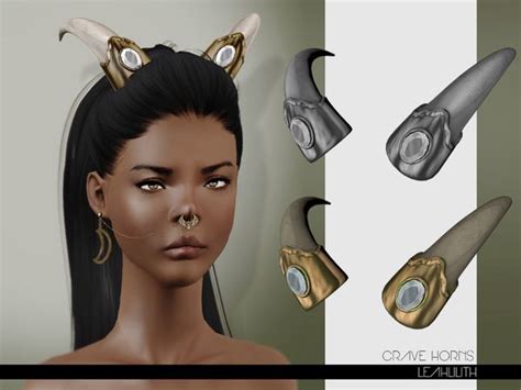 Leah Lilliths Leahlilith Crave Horns Hot Bling Accessories Earrings