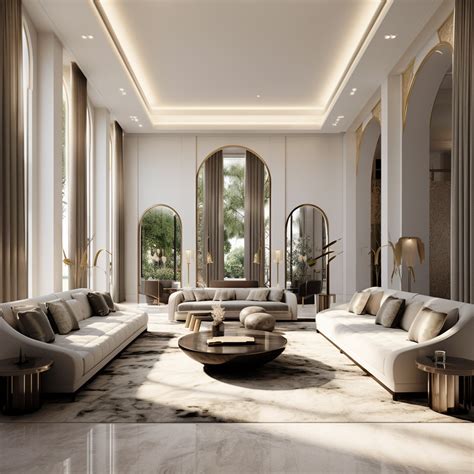 Modern Arabic Majlis Interior Design In Dubai Fancy House