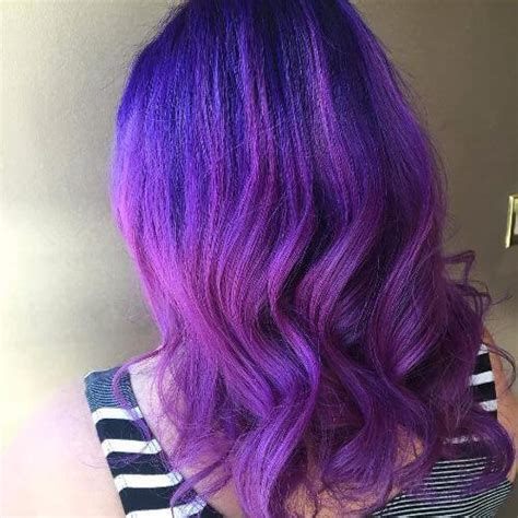 Ombre Hair Blue And Purple