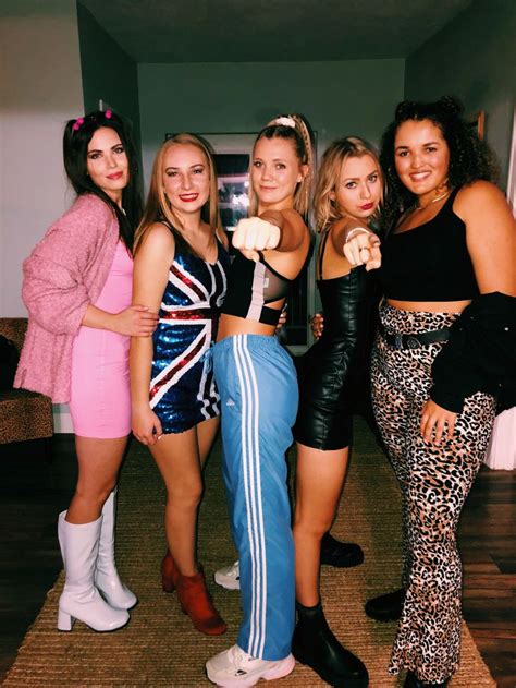 Spice Girls 2019 Girl Group Halloween Costumes Cute Group Halloween Costumes Halloween