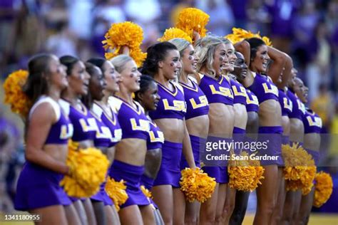 Lsu Cheerleaders Photos And Premium High Res Pictures Getty Images