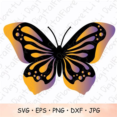 Butterfly svg butterfly png butterfly clipart Monarch | Etsy