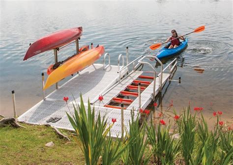 Kayak Launch Dock Freestanding Launch Port System Terraza Flotante