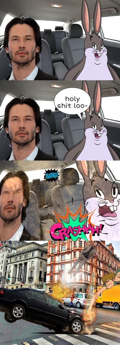 Big Chungus And Keanu Reeves Crash Ironic Big Chungus Memes Know