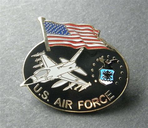 Usaf Us Air Force Services Usa Flag Large Lapel Pin Badge 125 Inches