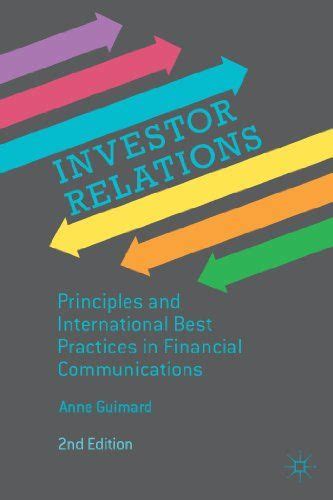 Investor Relations: Principles and International Best Practices in ...