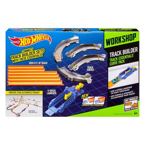 Hot Wheels Track Builder Track Essentials Curve Pack Online Toys