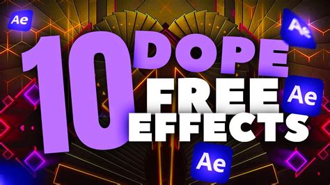 Top 10 Free Effects For After Effects Youtube