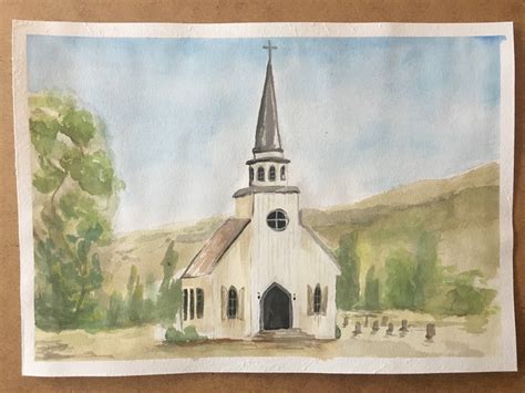 Here Is My Watercolour Painting Of The Church We All Know Id
