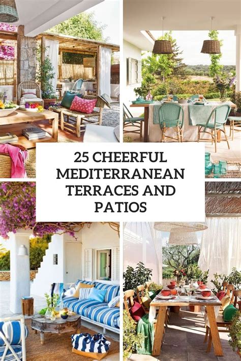 25 Cheerful Mediterranean Terraces And Patios Shelterness