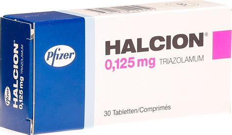 Halcion Tabletten 0125mg 30 Stück In Der Adler Apotheke