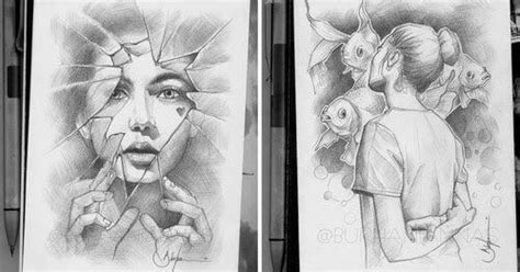 Pencil Drawings Depicting Emotions Drawings Animation Art Sketches
