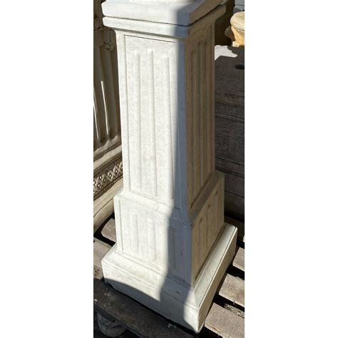 Empire Pedestal Concrete Pillar Stand Pots N Pots