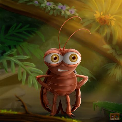 Artstation Cute Cockroach