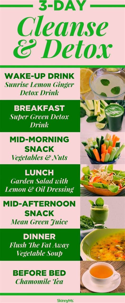 three day cleanse and detox in 2020 detox cleanse diet cleanse diet detox cleanse