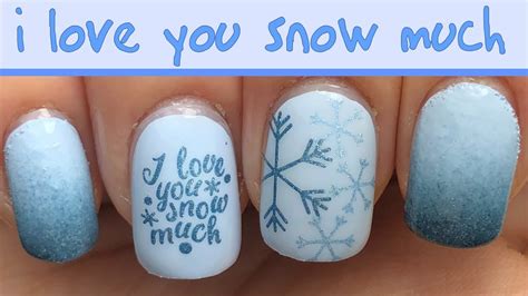 Check spelling or type a new query. I Love You Snow Much Nails | Snow Nails | Winter Nails ...