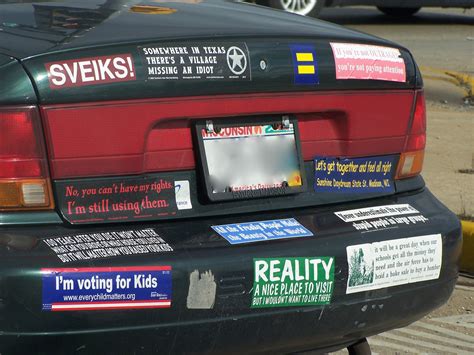 Pros And Cons Of Putting Bumper Stickers On Your Car The Tangential