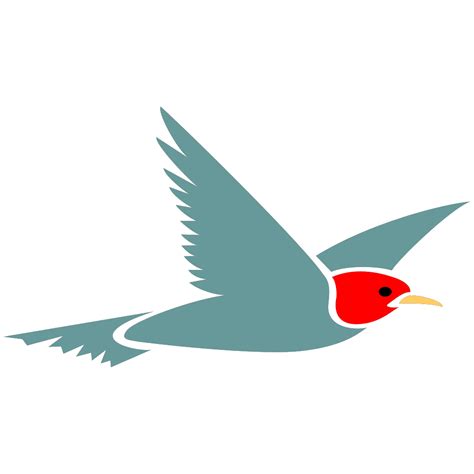 Stylized Flying Bird Art PNG, SVG Clip art for Web ...