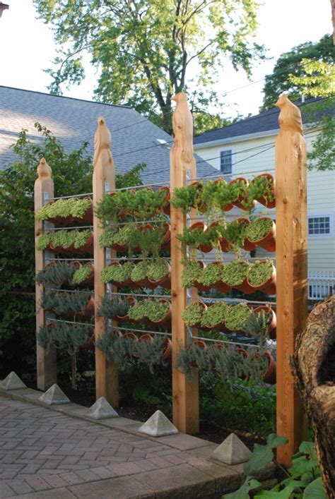 Totally Fascinating Wide And Open Vertical Herb Gardening Idea With