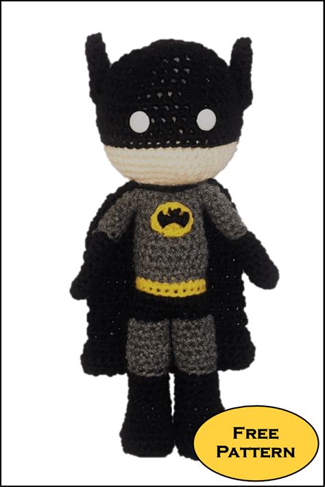 Free Batman Amigurumi Pattern Crochet Amigurumi Pattern Crochet