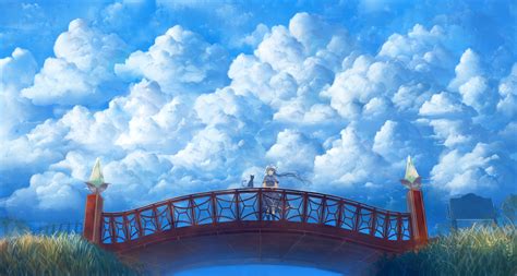 Anime Bridge Hd Wallpaper By なつ