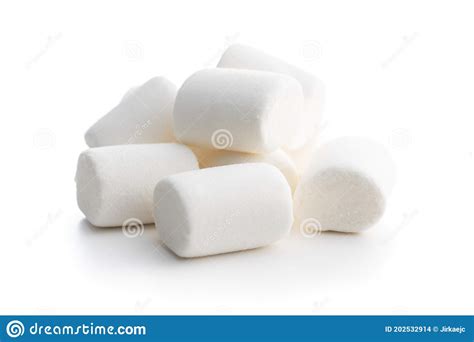 White Sweet Marshmallows Candy Stock Photo Image Of Dessert