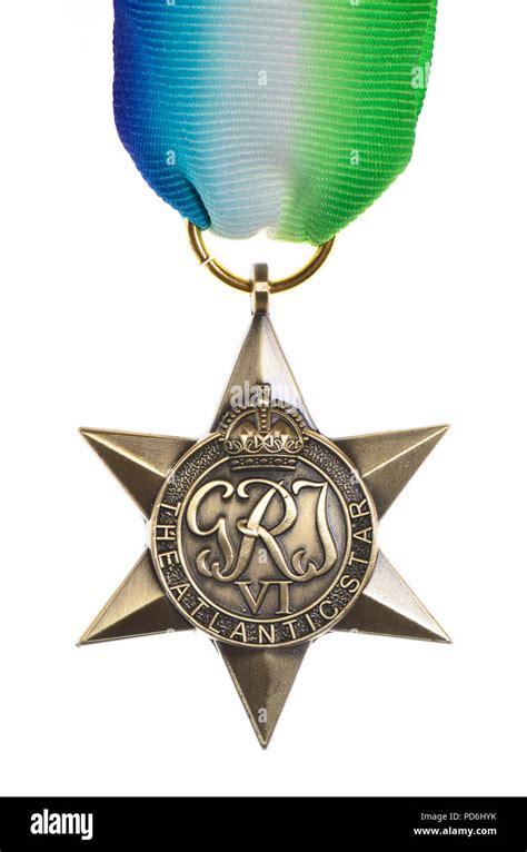 The Atlantic Star Second World War Medal Instituted By May 1945 For